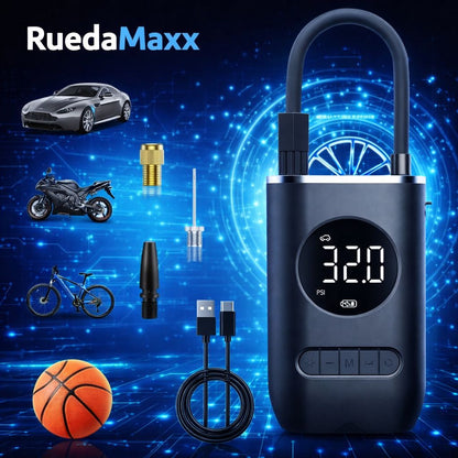 RuedaMaxx® La Forma Más Rápida y Segura de Inflar Sus Llantas Desde Cualquier Lugar